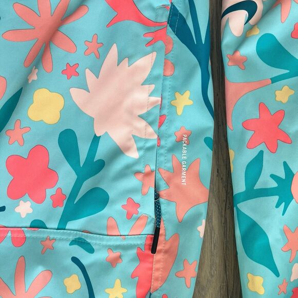 Nike Repel Floral Print Golf Anorak Jacket Size Small Women Rain jacket - Picture 6 of 10
